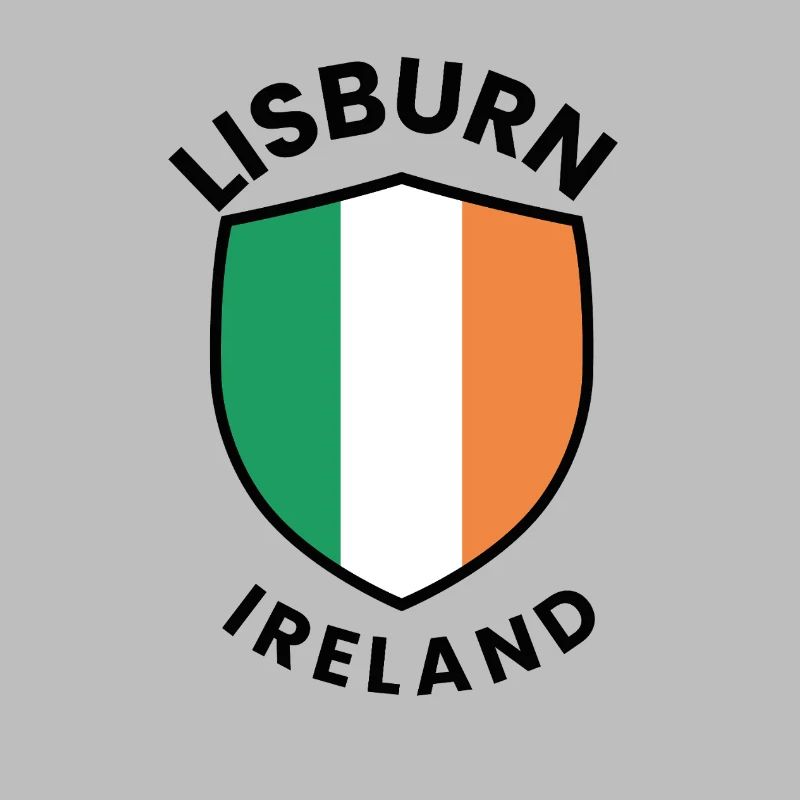 Lisburn-Flagge Irlands Schild