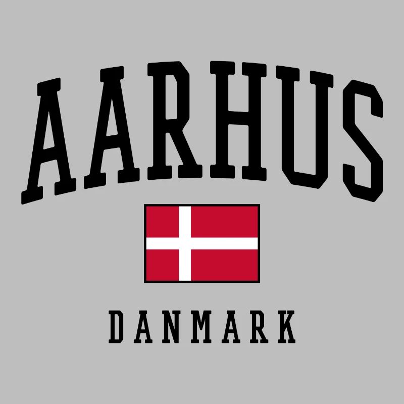 AARHUS DANMARK – Conception du drapeau du Danemark