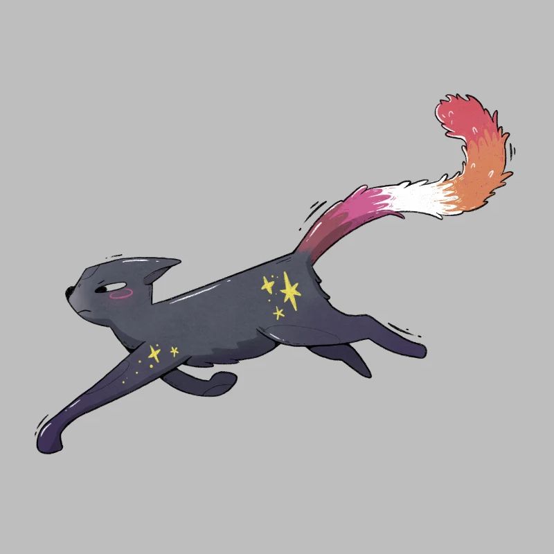 Fierté lesbienne chatte mignonne