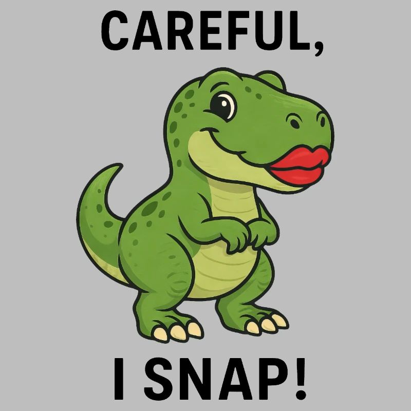 Dino T-Rex Caution I Snap Lipstick
