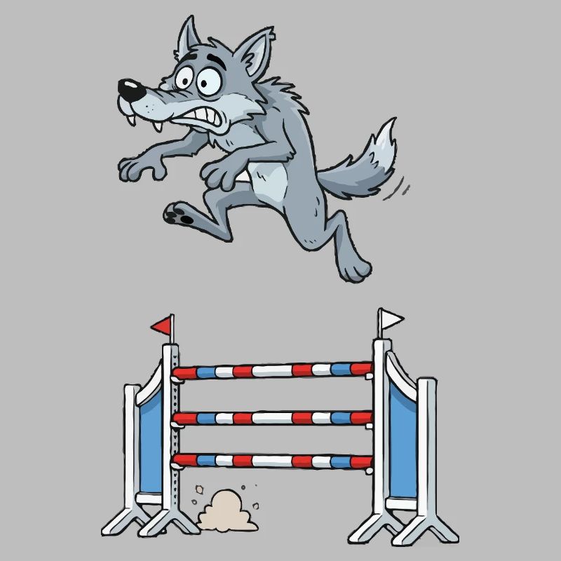 Wolf jumping champion