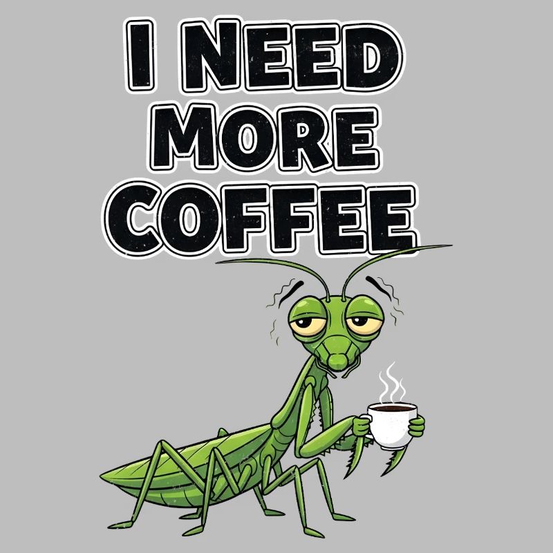 I need more coffee Mantis