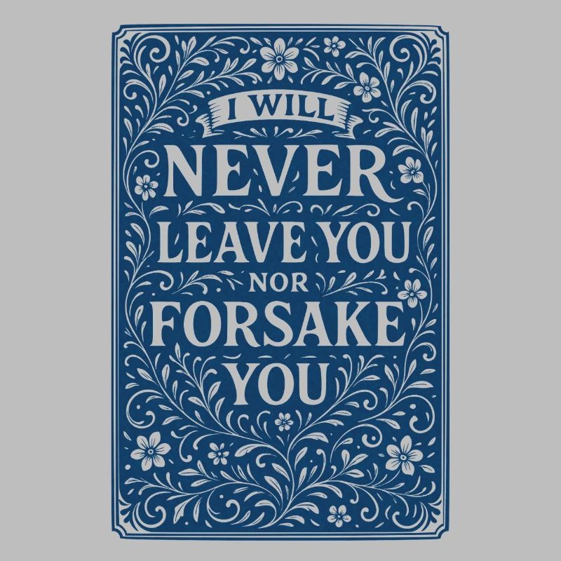 Ich werde dich niemals verlassen oder im Stich lassen