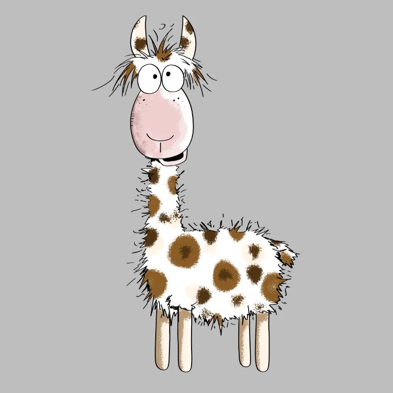 Crazy Lama - Llamas - Alpaca - Comic - Gift