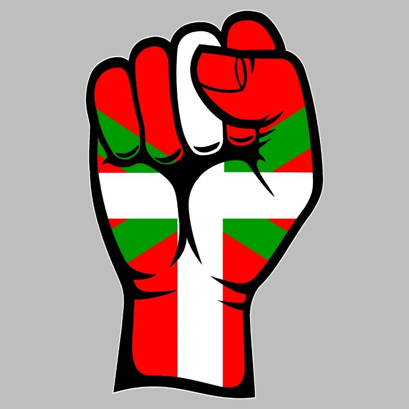 Poing drapeau basque