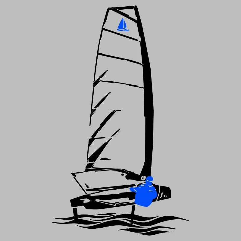 Foiling Moth Sailboat Foil Sailing Dinghy Moth