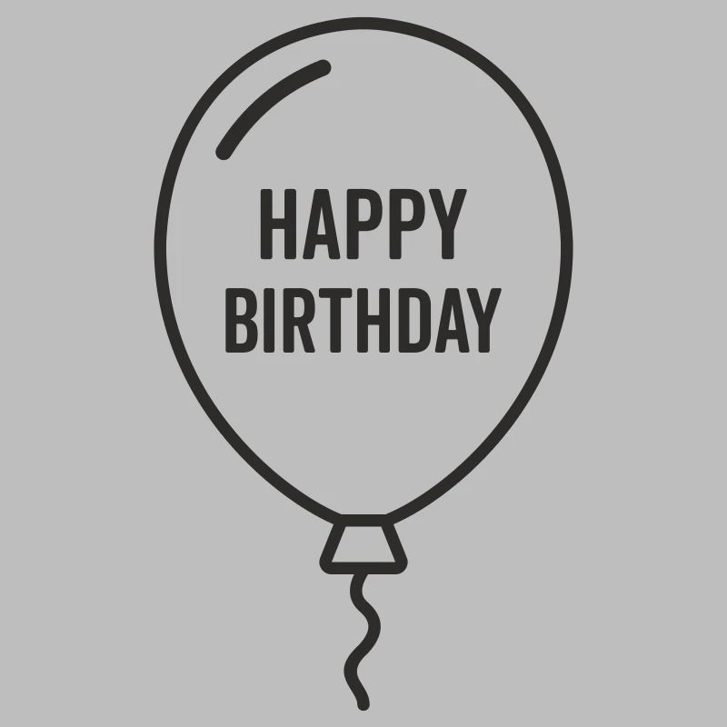 Ballon d’anniversaire – Conception d’anniversaire