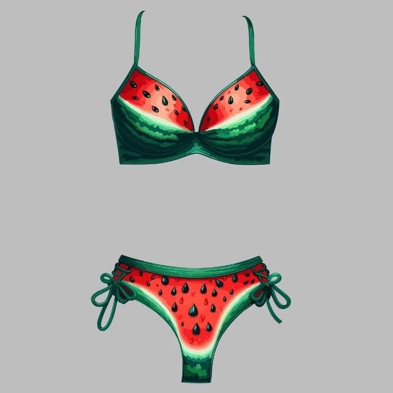 Chemise de bikini pastèque Cadeau pastèque