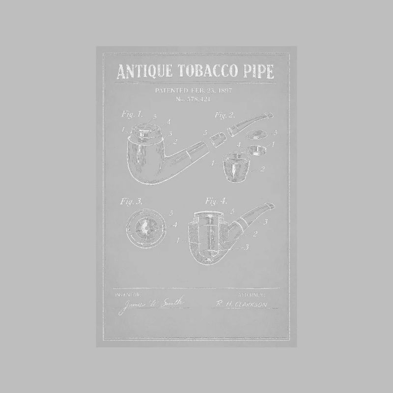 Plan de pipe à tabac ancienne