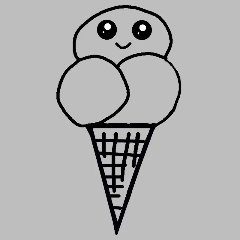 Eis Eiswaffel Eistüte Eiscreme Eiskrem