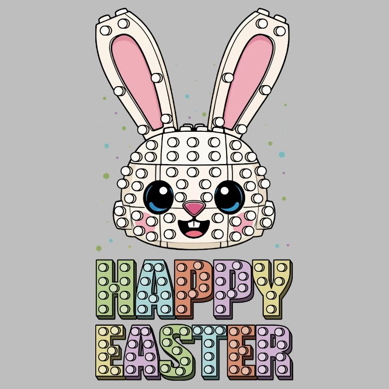 Master Builder Brick Builder Bunny Face Bricks