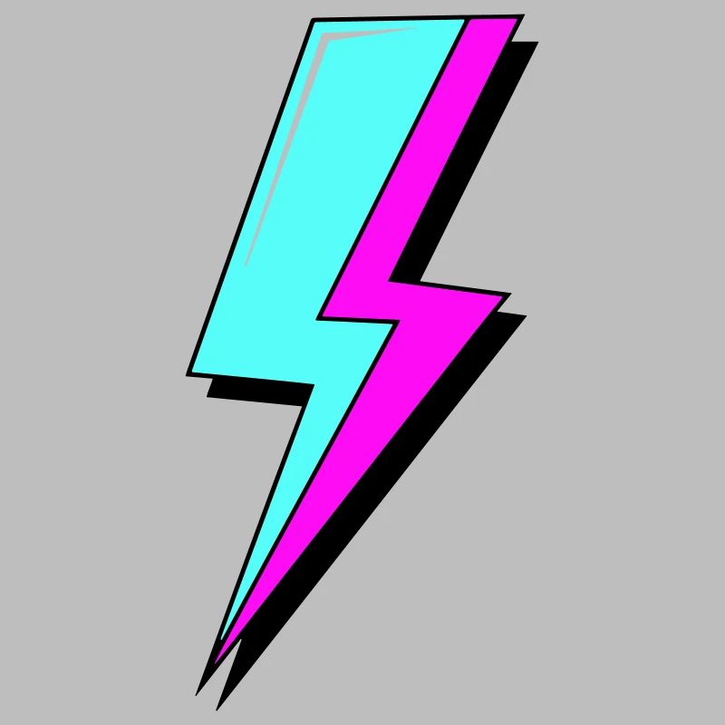 Psychedelic Neon Lightning