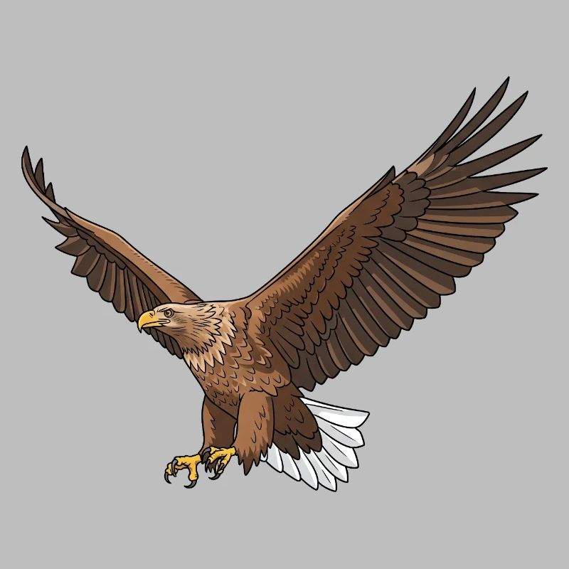 Pygargue à queue blanche Haliaeetus albicilla Eagle