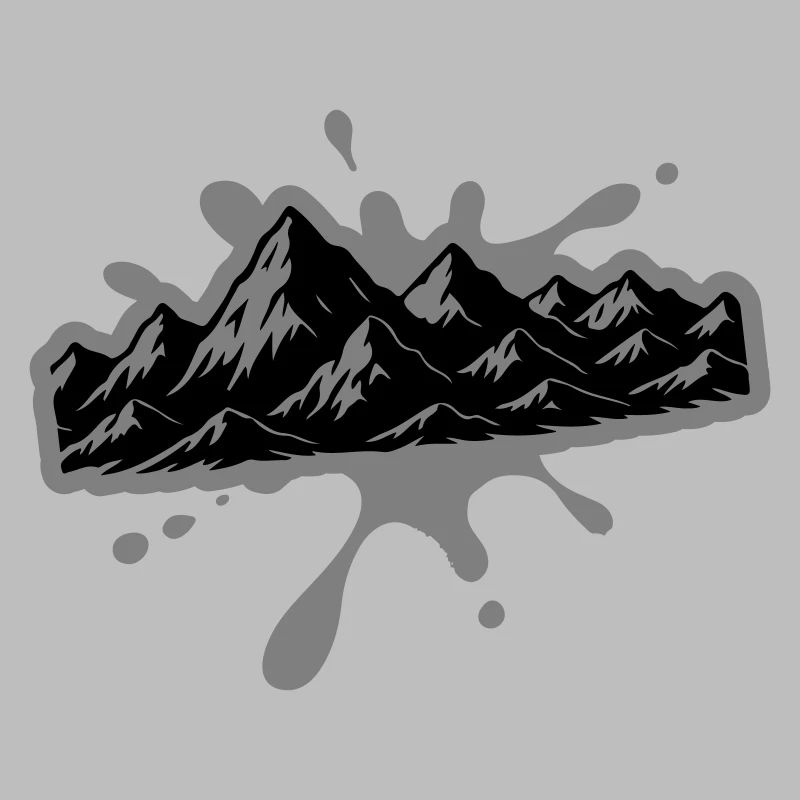 Berge Klecks