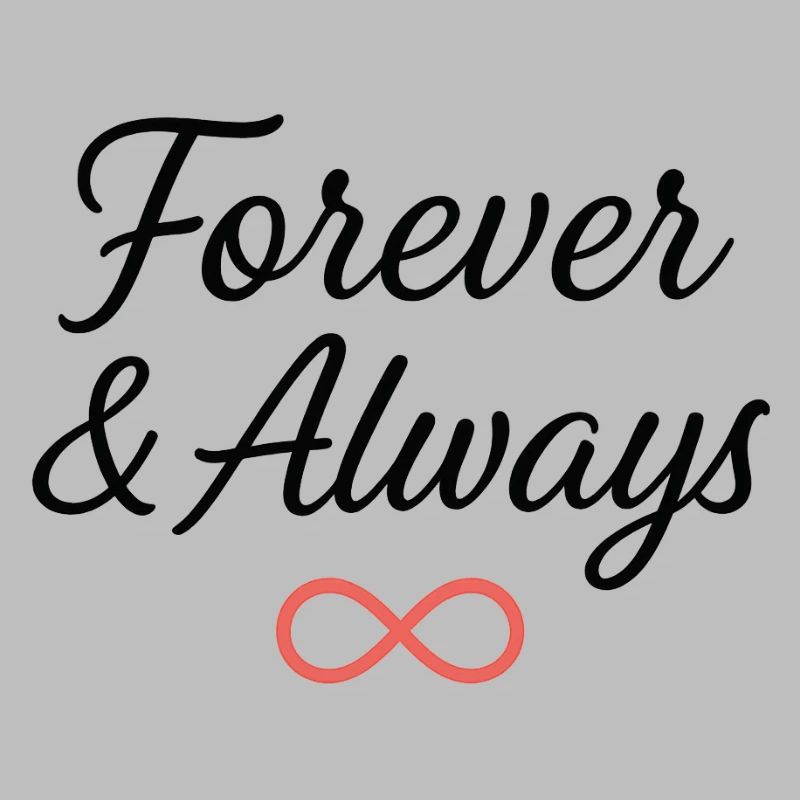 Conception de typographie de symbole de l’infini éternel