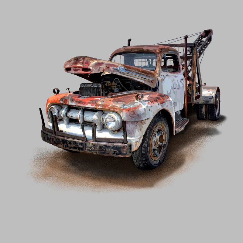 rusty car