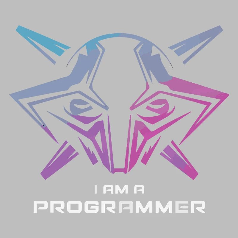 Futuristic Cyborg Programmer Art