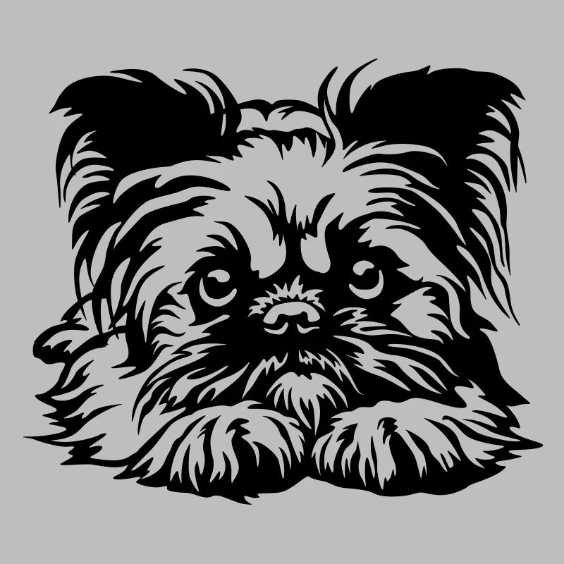 Brussels Griffon Head