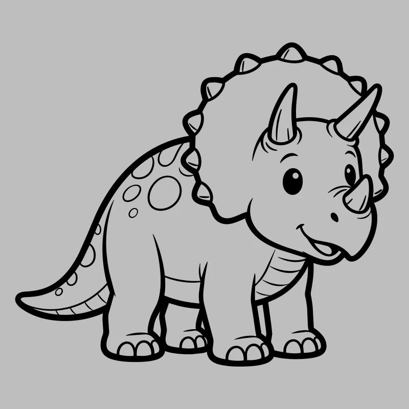 Bébé Tricératops