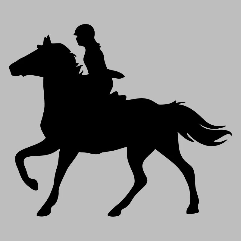 Mädchen mit Pferd