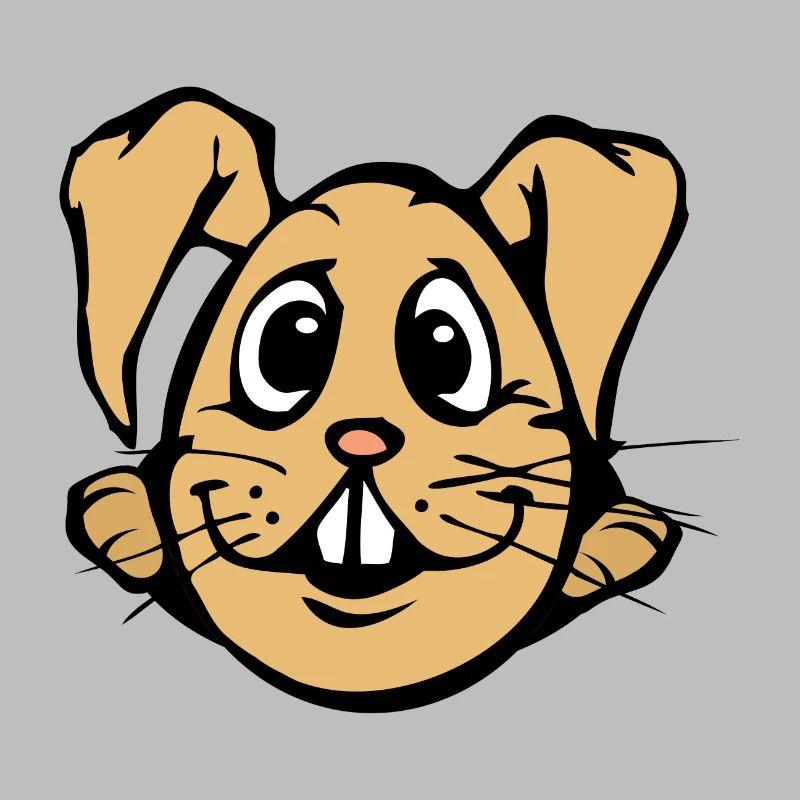 Rabbit! comic bunny egg funny egghead Easter