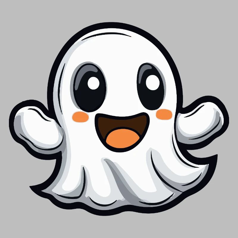 Geist Halloween Niedlich Comic