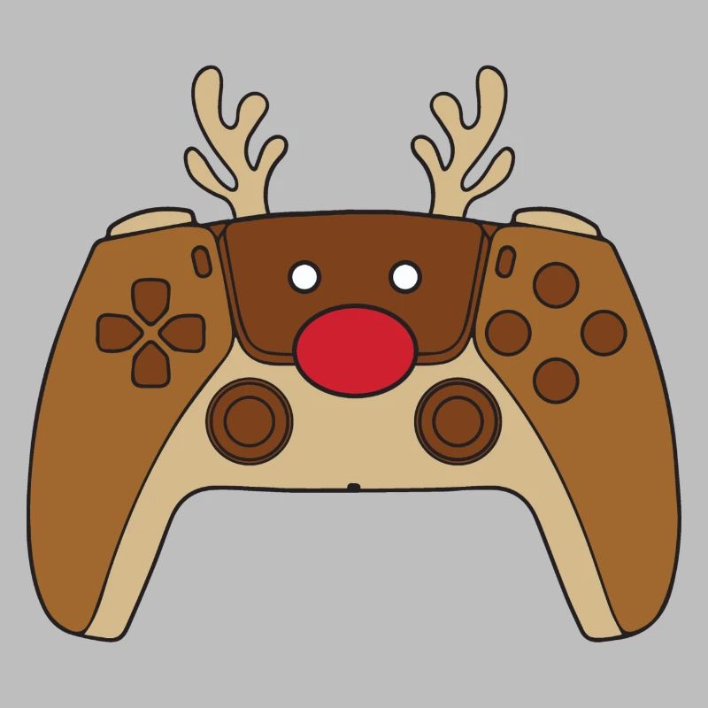 Reindeer Video Game Controller Christmas Player