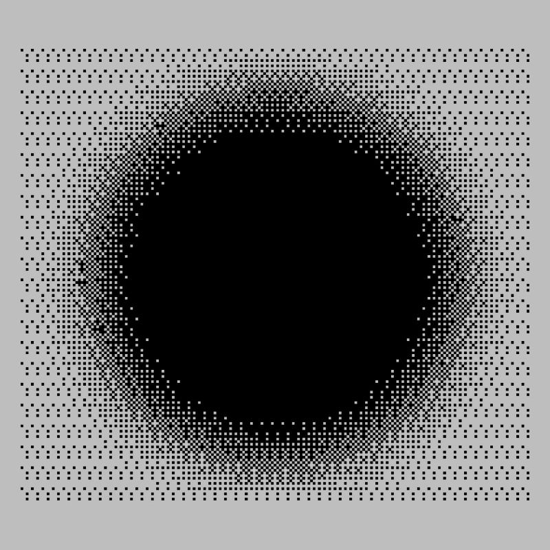 Design des points de soleil noirs