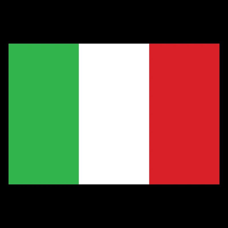 Drapeau de l’Italie Conception verticale