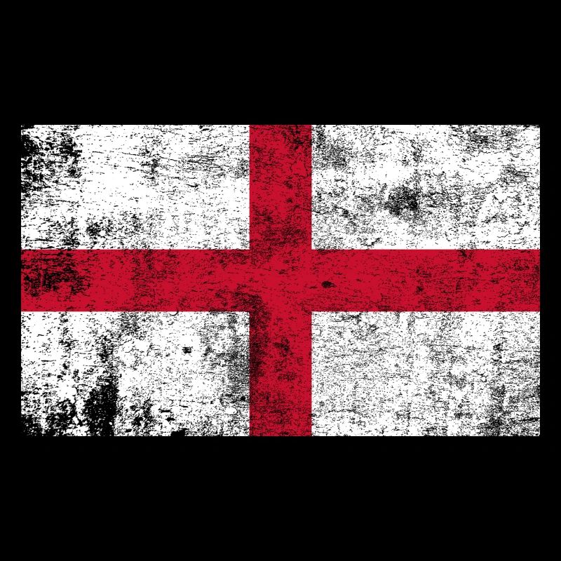 Drapeau de l’Angleterre Drapeau Grunge Retro Vintage