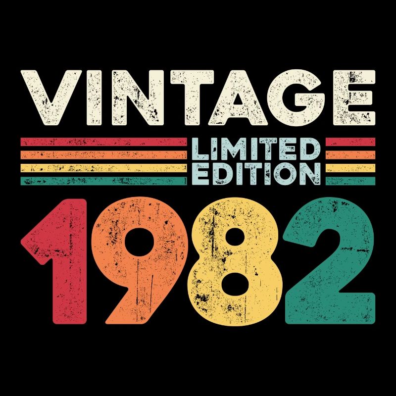 Rétro 1982 Vintage Édition Limitée