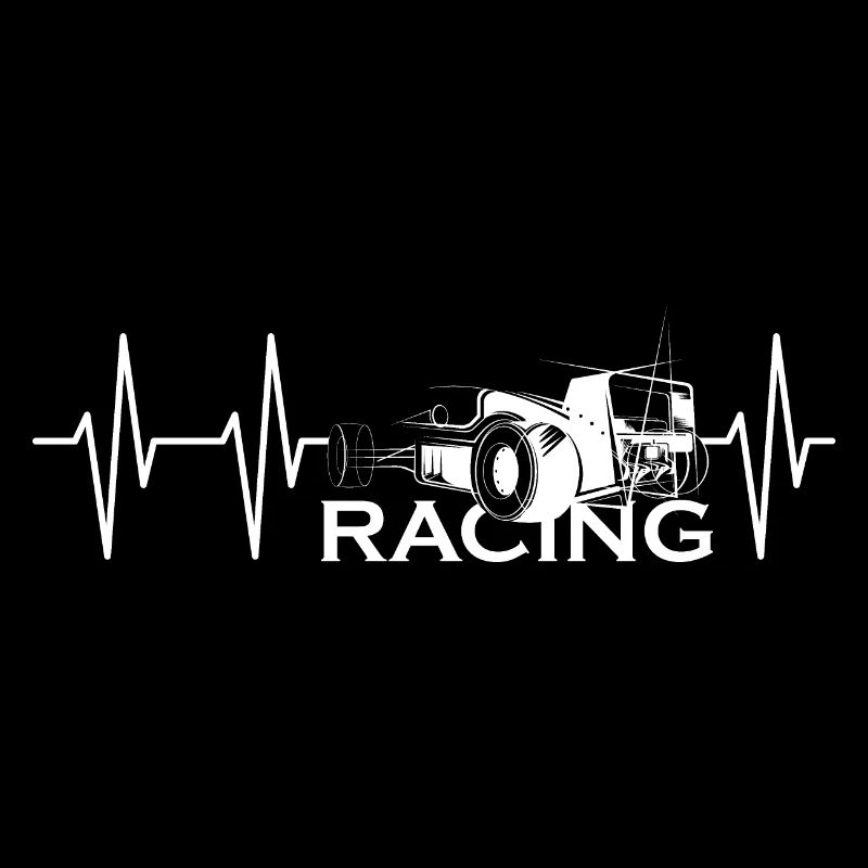 Pulse Formula Sketch Heartbeat Course de voitures de course