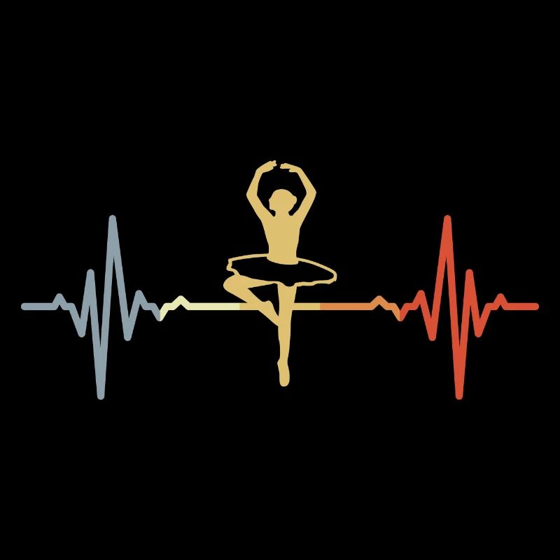 Vintage Ballet Dancer Heart Palpitations