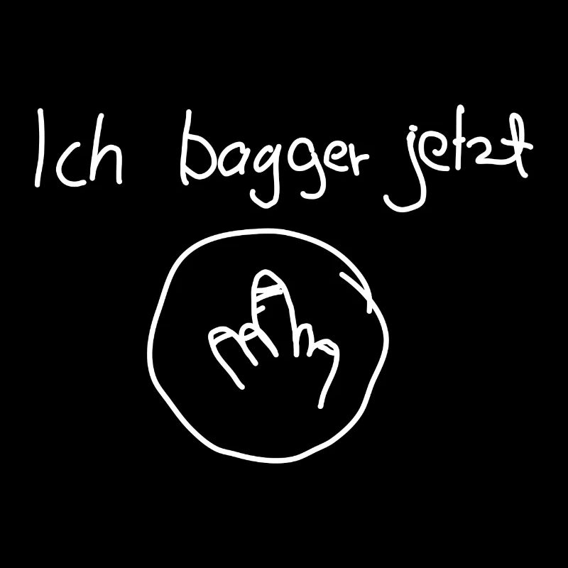 Baggern Baggerfahrer Bagger Straßenbau Hoch-Tief