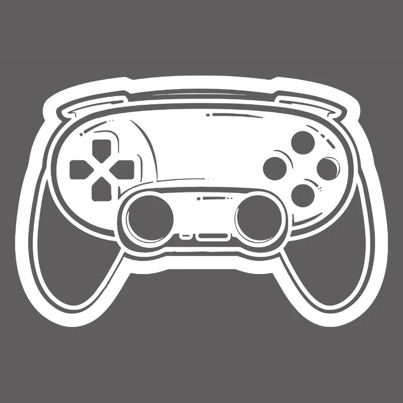 Video Game Controller Drawing