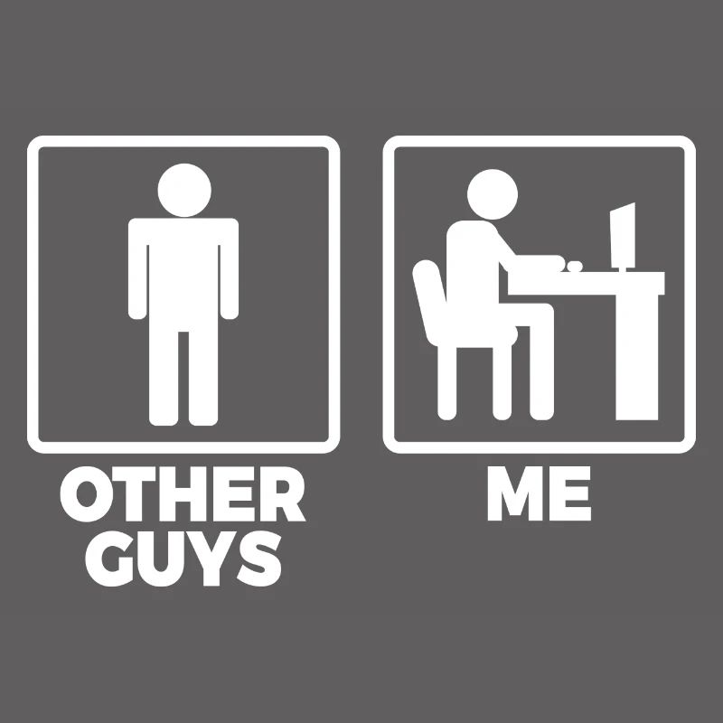 Software Engineer Stick Figures