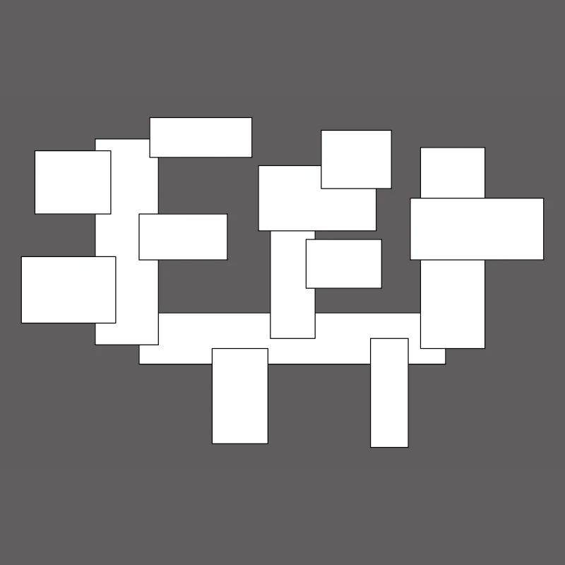 rectangles just squares in composition
