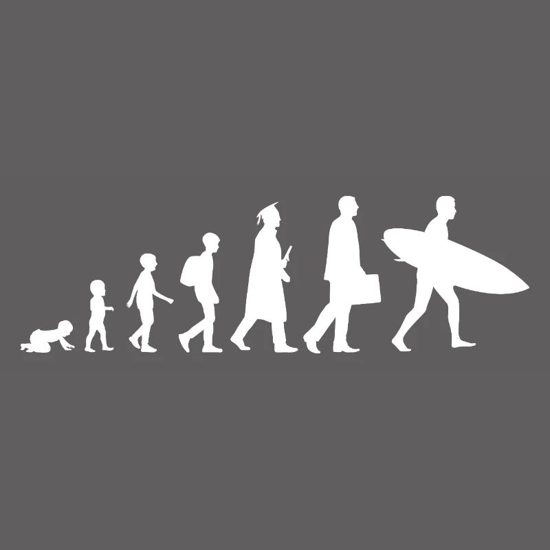 Evolution eines Surfers