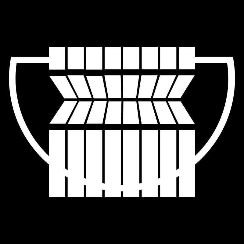 Abstraktes geometrisches Muster auf Monochrom
