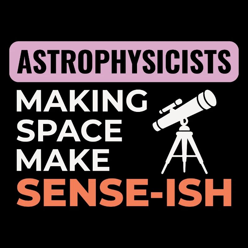 Space Science Humor Design 