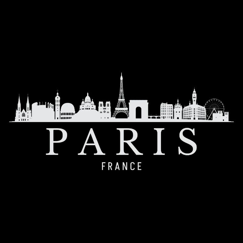Pariser Skyline, Paris, Frankreich
