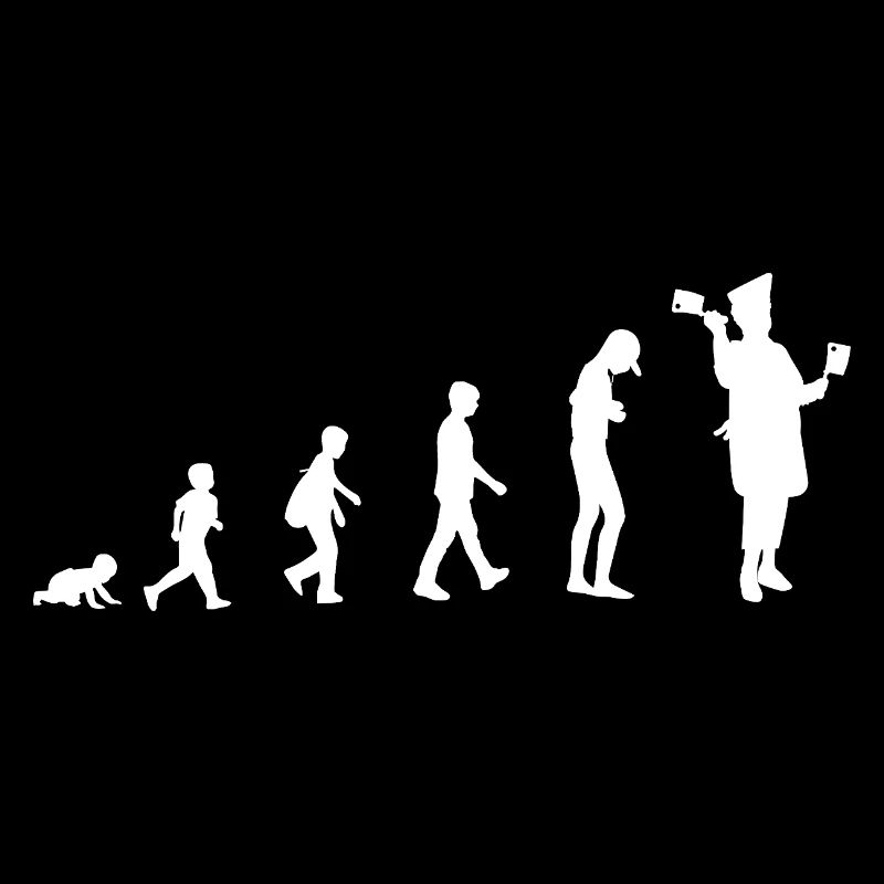 Evolution from baby to butcher / profession