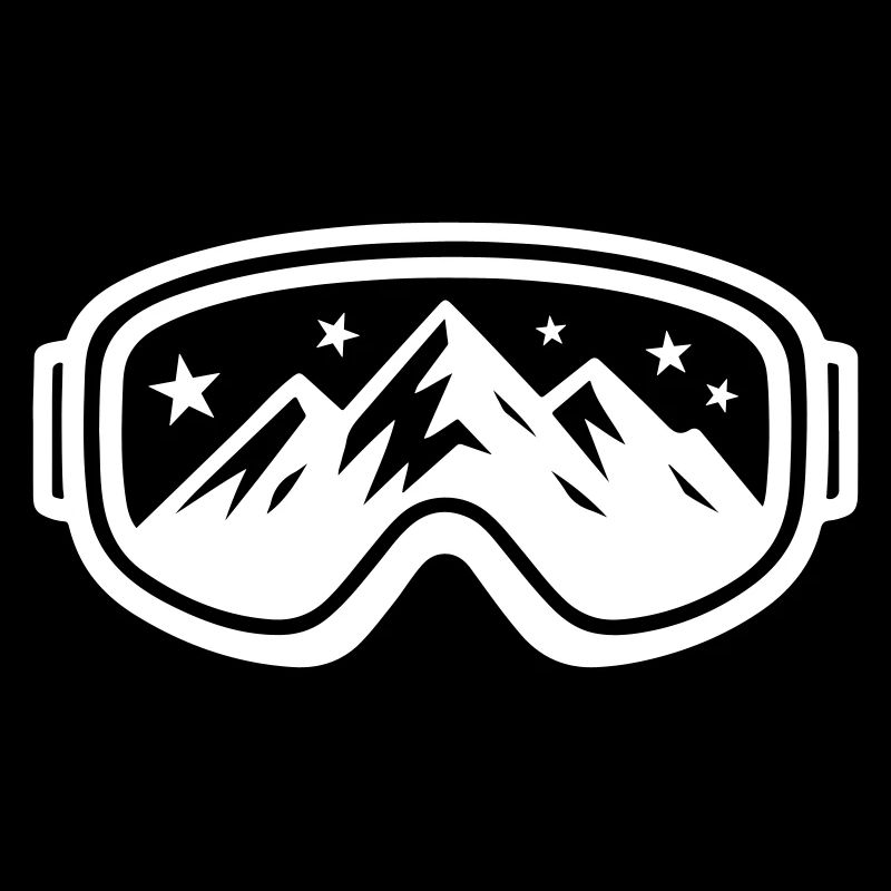 Ski Goggles Ski Mountains Slope Icon