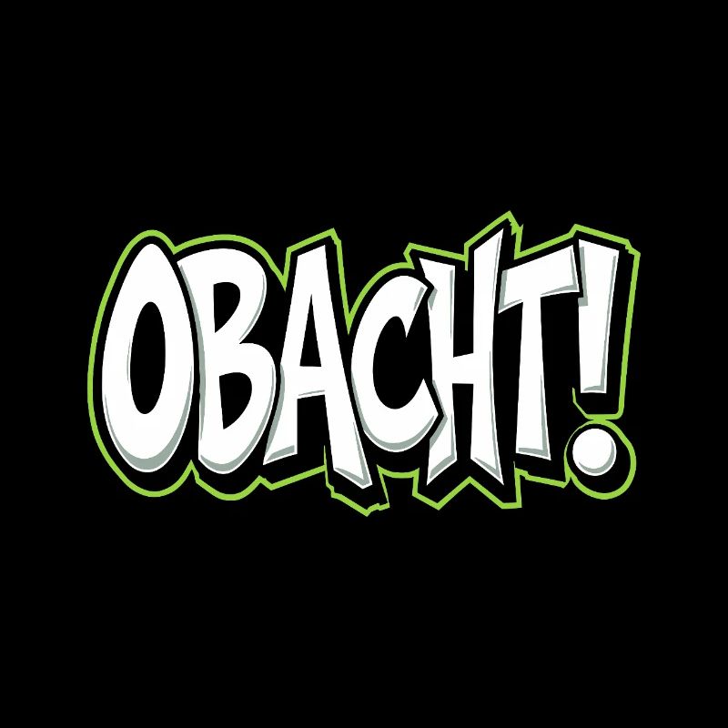 Caution Bavarian Saying Dialect Warning