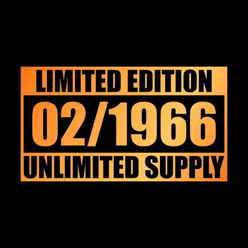 60th Anniversary Limited Edition - ꝏ Supply 02/1966