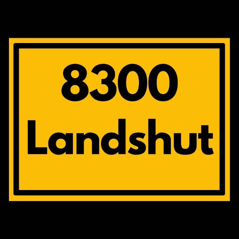 OLD POSTCODE POSTCODE RETRO 8300 LANDSHUT BAVARIA