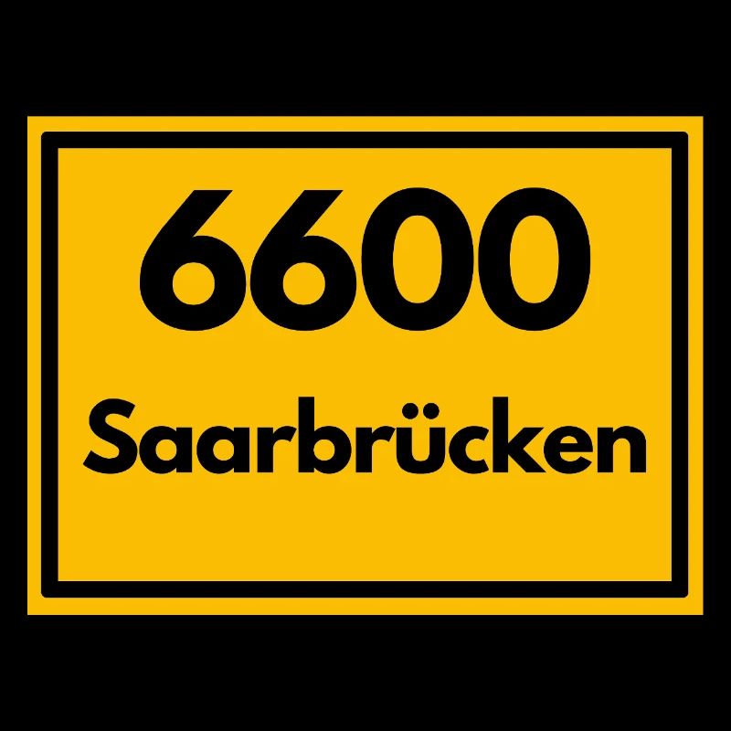 OLD POSTCODE POSTCODE RETRO 6600 SAARBRÜCKEN SAAR