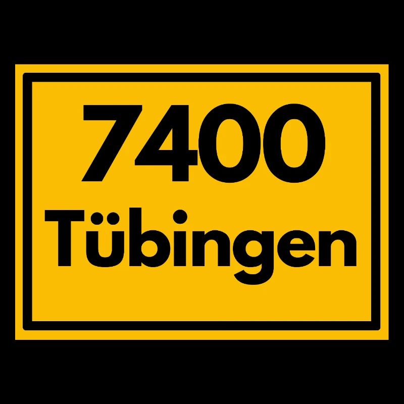 ANCIEN CODE POSTAL RÉTRO 7400 TÜBINGEN - NECKAR