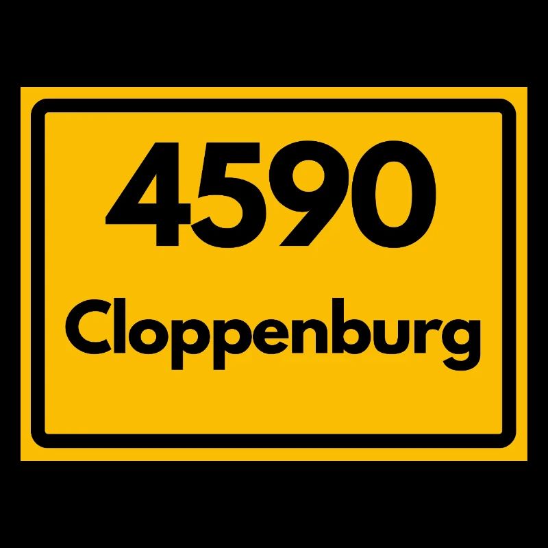 ANCIEN CODE POSTAL RETRO 4590 CLOPPENBURG