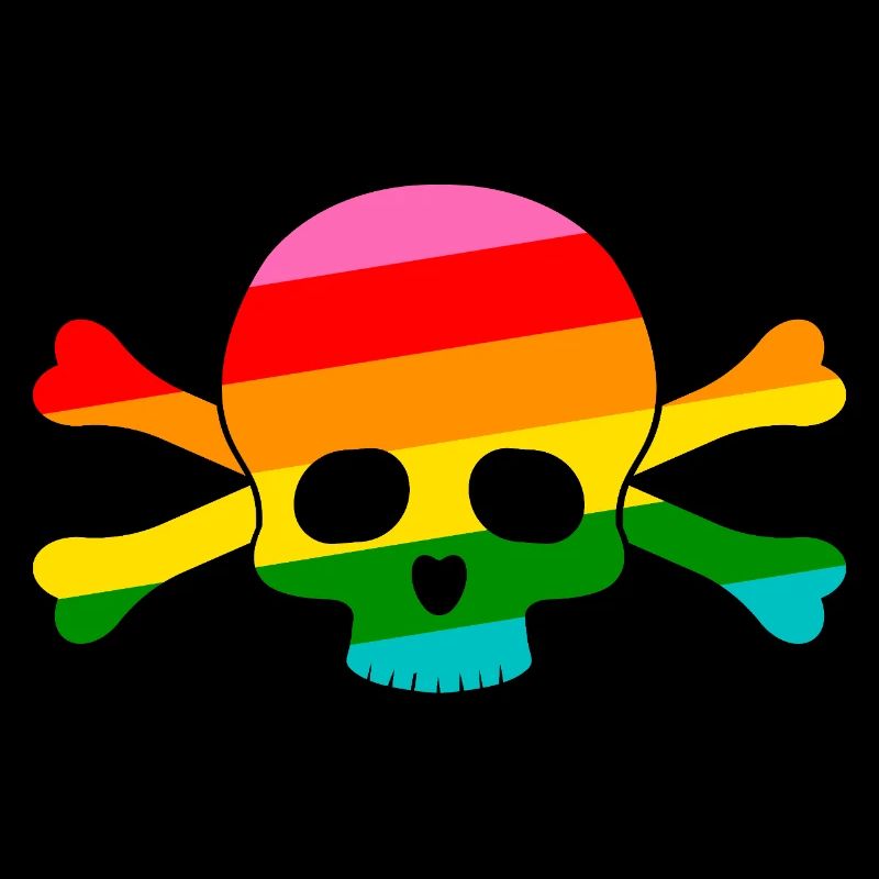Rainbow Skull